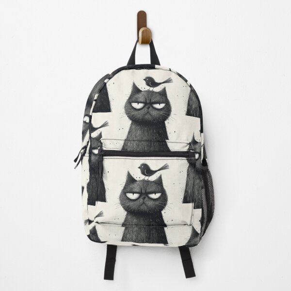 Item preview, Annoyed Cat in a Canary Hat: Minimalistic Expression designed and sold by Piotrek0001.