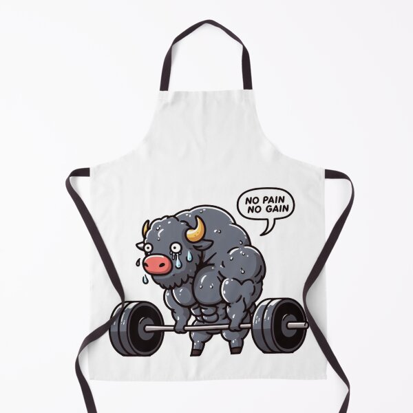 Item preview, No Pain No Gain: Muscle Bufalo designed and sold by LemuellTrends.