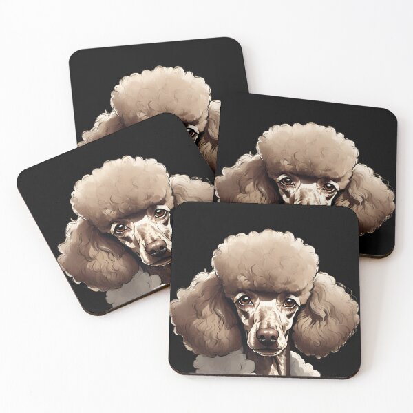 Item preview, Elegant Poodle Portrait Sophisticated Canine Art designed and sold by ChicTrendz.