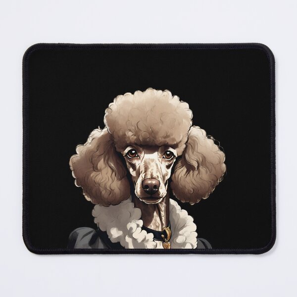 Item preview, Elegant Poodle Portrait Sophisticated Canine Art designed and sold by ChicTrendz.