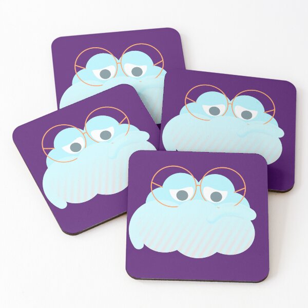 Item preview, Eepy sunset cartoon mood cloud designed and sold by meldra.