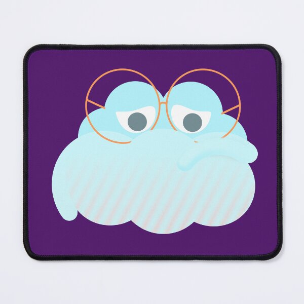 Item preview, Eepy sunset cartoon mood cloud designed and sold by meldra.