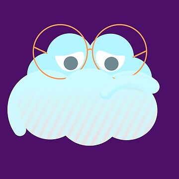 Artwork thumbnail, Eepy sunset cartoon mood cloud by meldra