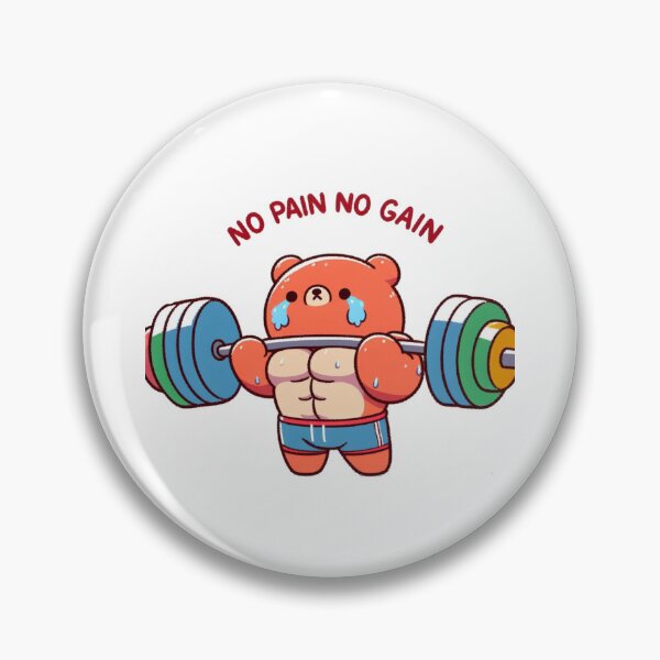Item preview, No Pain No Gain: Muscle Bear designed and sold by LemuellTrends.