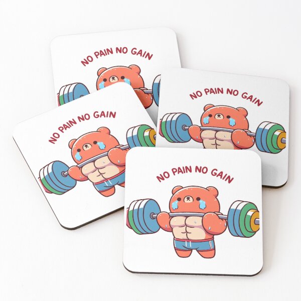 Item preview, No Pain No Gain: Muscle Bear designed and sold by LemuellTrends.