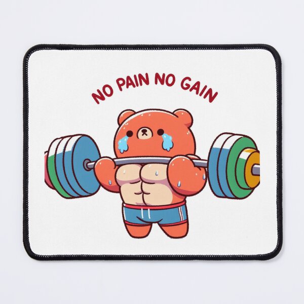 Item preview, No Pain No Gain: Muscle Bear designed and sold by LemuellTrends.
