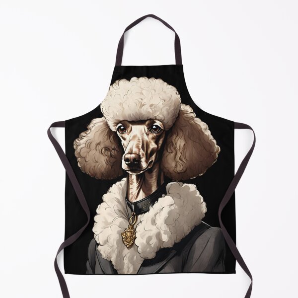 Item preview, Elegant Regal Poodle Portrait Dog Art designed and sold by ChicTrendz.