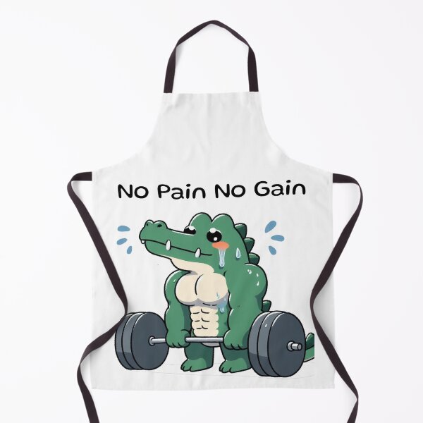 Item preview, No Pain No Gain: Muscle Alligator designed and sold by LemuellTrends.