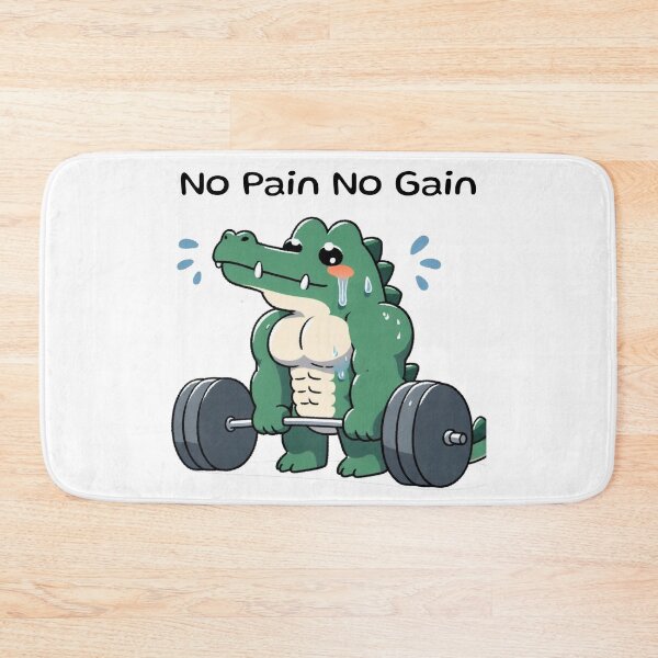Item preview, No Pain No Gain: Muscle Alligator designed and sold by LemuellTrends.