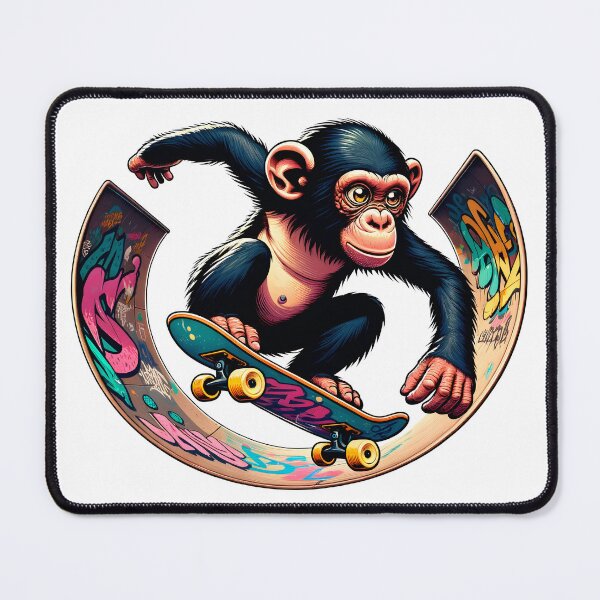 Item preview, Chimpanzee Skate designed and sold by Pikadio.