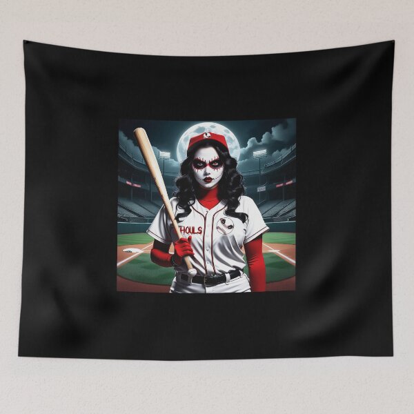 Artikelvorschau, Ghouls – Weibliches Baseballteam entworfen und verkauft von FatCatStudios.