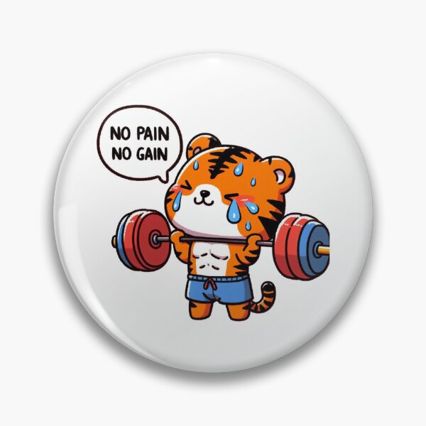 Item preview,  No Pain No Gain: Muscle Tiger designed and sold by LemuellTrends.