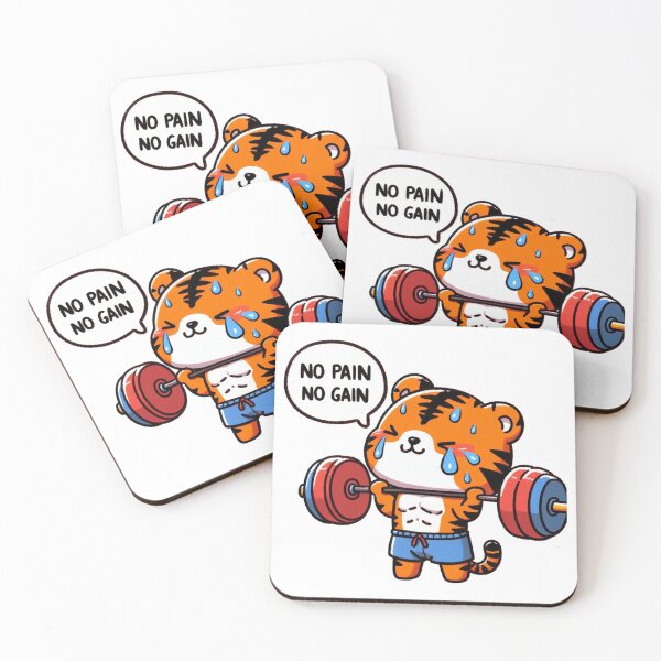 Item preview,  No Pain No Gain: Muscle Tiger designed and sold by LemuellTrends.