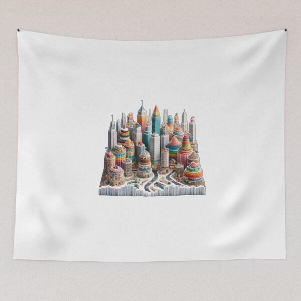 Item preview, City Town Made from Candy Treats and Sweets designed and sold by kylmllr101684.