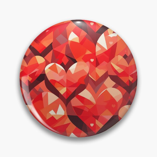 Item preview, Crazy in Love: Vibrant Red Heart Pattern for Unique Style, Valentine's Day Gift designed and sold by JollyJellyFace.