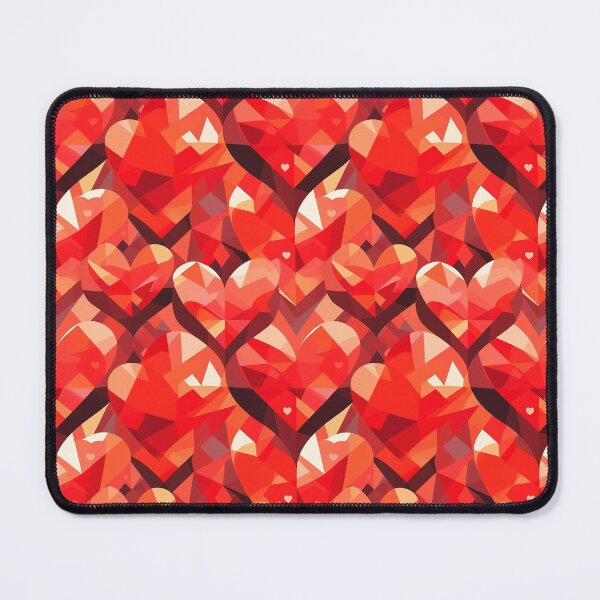 Item preview, Crazy in Love: Vibrant Red Heart Pattern for Unique Style, Valentine's Day Gift designed and sold by JollyJellyFace.