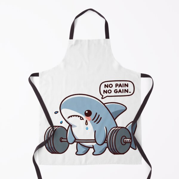Item preview, No Pain No Gain: Muscle Shark designed and sold by LemuellTrends.