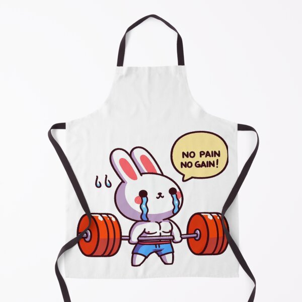 Item preview, No Pain No Gain: Muscle Rabbit designed and sold by LemuellTrends.