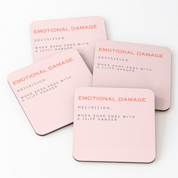 Item preview, Emotional damage book description designed and sold by BosskaDesign.