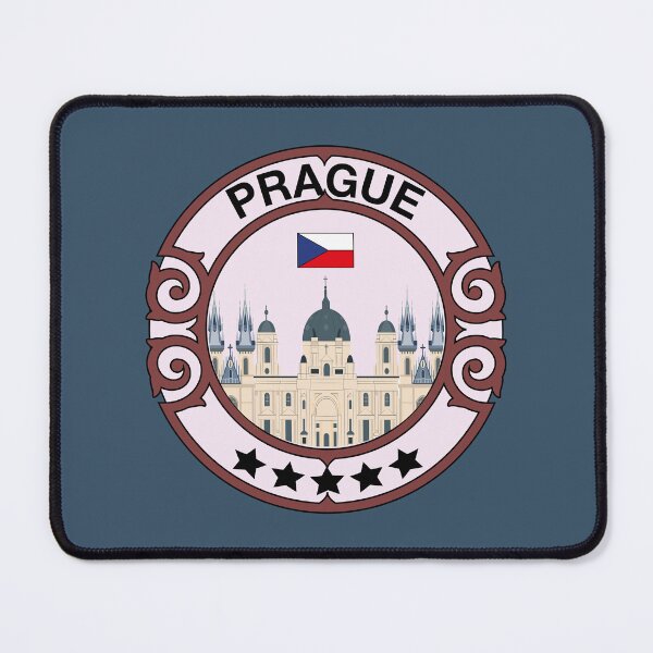 Item preview, Prague city with czech flag designed and sold by Donutlovers.