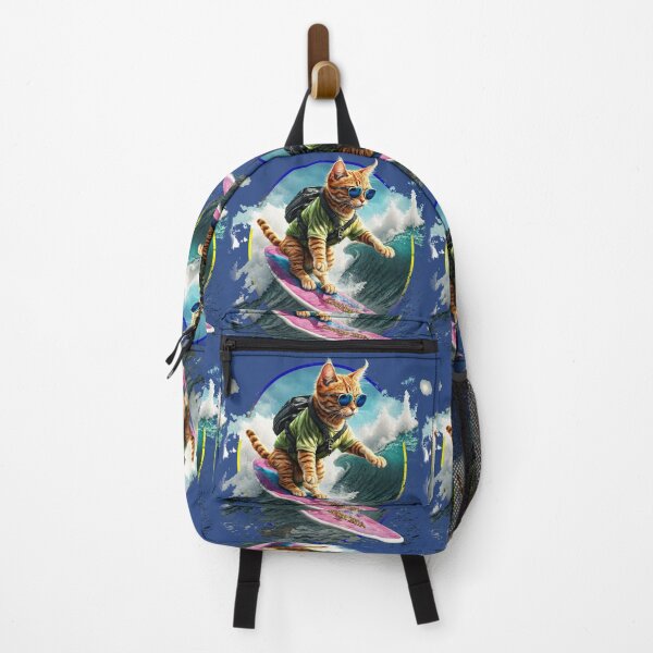 Item preview, Kool Kat 2024, Surfing Cat, Ocean Loving Feline designed and sold by leyfinder.