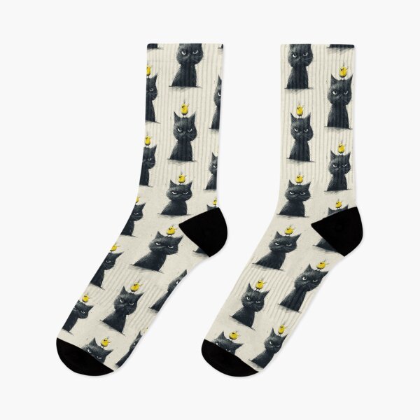 Item preview, Annoyed Cat in a Canary Hat: Minimalistic Expression designed and sold by Piotrek0001.