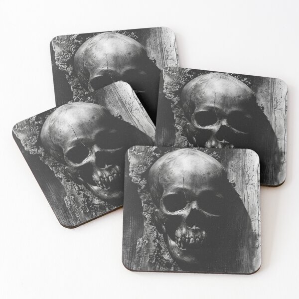 Item preview, Skull with in the wood designed and sold by Brendon987.