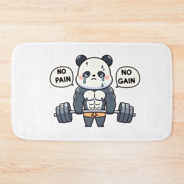 Item preview, No Pain No Gain: Muscle Panda designed and sold by LemuellTrends.