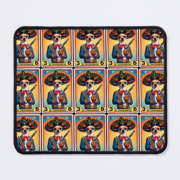 Item preview, El Chihuahua Loteria mariachi pistolero designed and sold by Cord75.