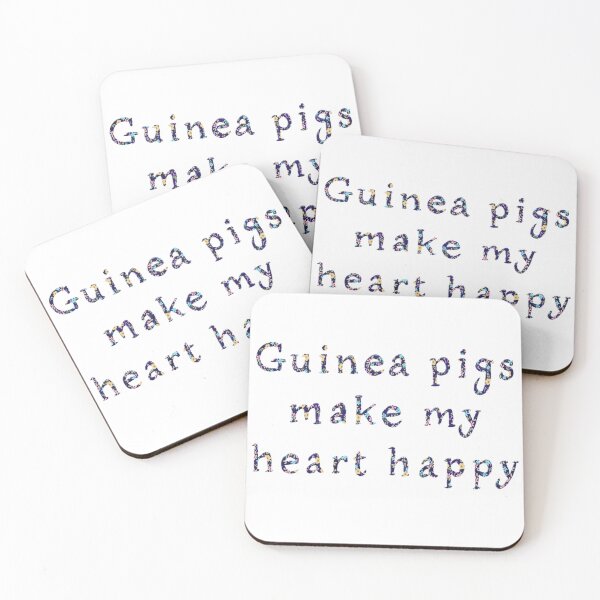 Item preview, Guinea pigs make my heart happy  designed and sold by BlossomandIvy.