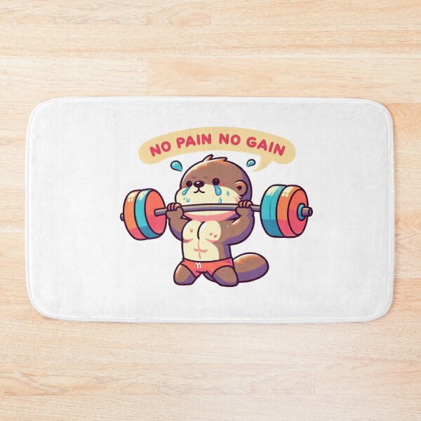 Item preview, No Pain No Gain: Muscle Otter designed and sold by LemuellTrends.