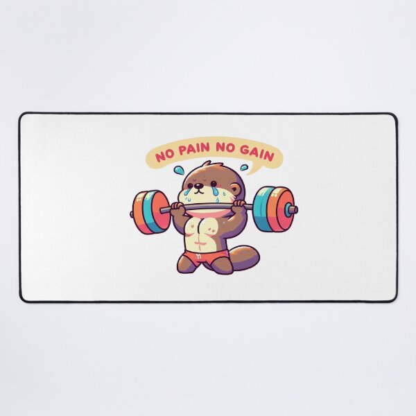 Item preview, No Pain No Gain: Muscle Otter designed and sold by LemuellTrends.