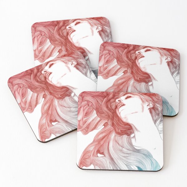 Item preview, red wave designed and sold by elciart.
