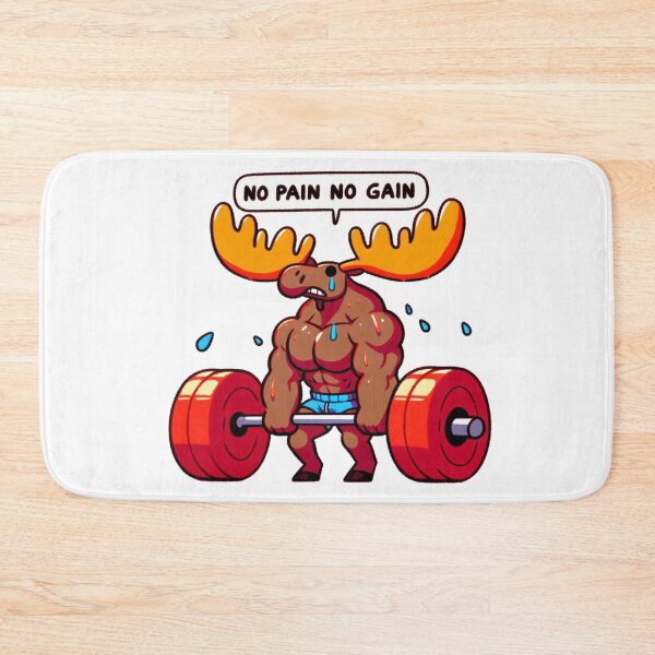 Item preview, No Pain No Gain: Muscle Moose designed and sold by LemuellTrends.