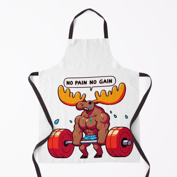 Item preview, No Pain No Gain: Muscle Moose designed and sold by LemuellTrends.
