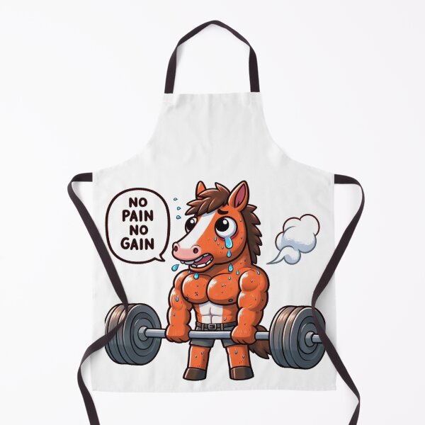 Item preview, No Pain No Gain: Muscle Horse designed and sold by LemuellTrends.