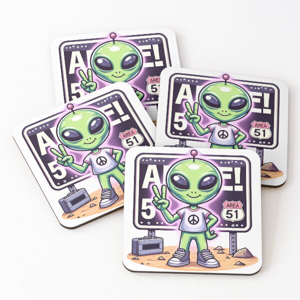 Item preview, Area 51 Peace Alien designed and sold by RobertMartinArt.