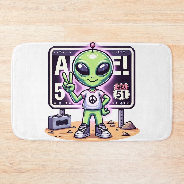 Item preview, Area 51 Peace Alien designed and sold by RobertMartinArt.