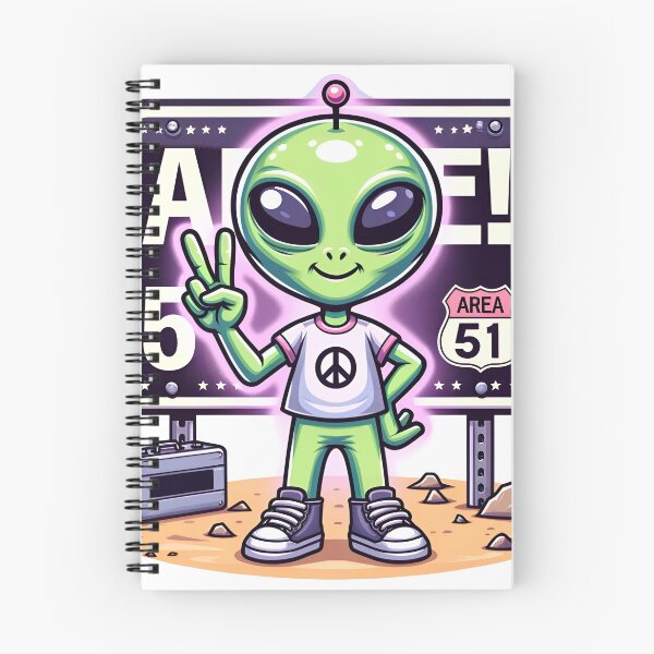 Item preview, Area 51 Peace Alien designed and sold by RobertMartinArt.