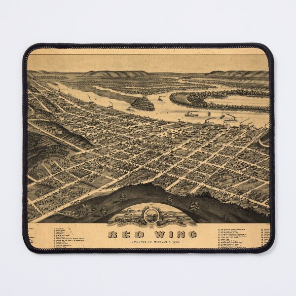 Item preview, Owatonna, Minnesota (1870) designed and sold by allhistory.