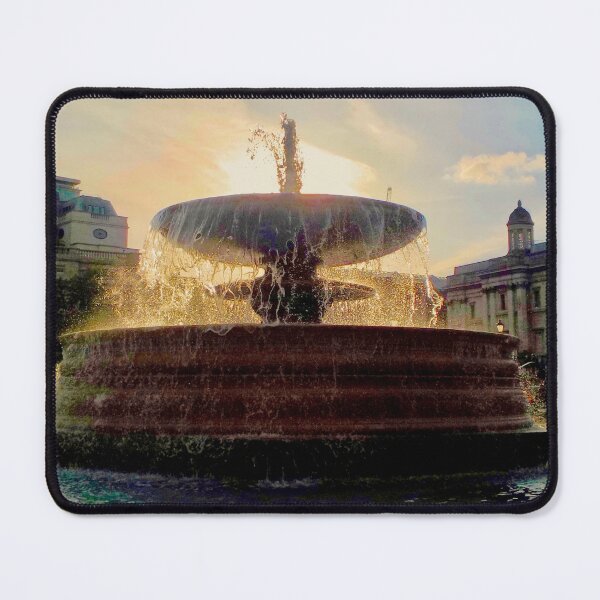 Item preview, Sun Sets Behind A Fountain designed and sold by lightworks.