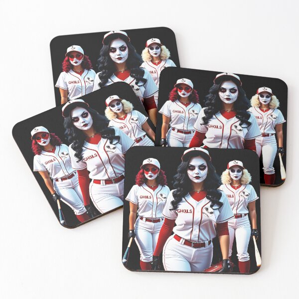 Item preview, Ghouls - Female Baseball Team designed and sold by FatCatStudios.