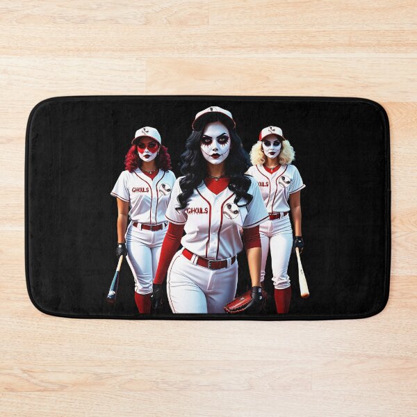 Artikelvorschau, Ghouls – Weibliches Baseballteam entworfen und verkauft von FatCatStudios.