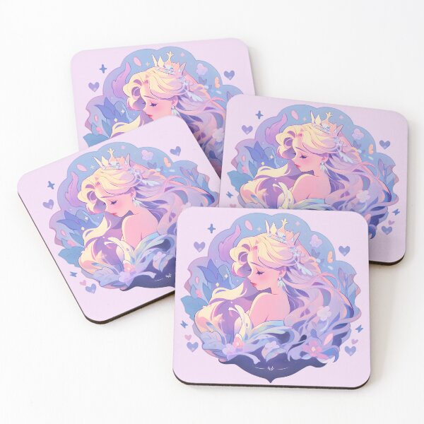Item preview, Be A Mermaid Princess Enchanting Violet Waves: Long-Haired Mermaid Princess  designed and sold by JollyJellyFace.