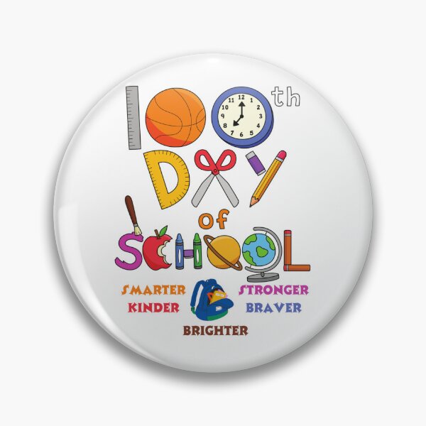 Item preview, Smarter Kinder Stronger Brighter 100 Days Of School Teacher designed and sold by JaaCreativeShop.