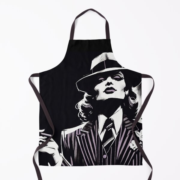 Item preview, Noir Woman from the Gang in a Suit [Vintage, Retro] designed and sold by RESToRAPTOR.