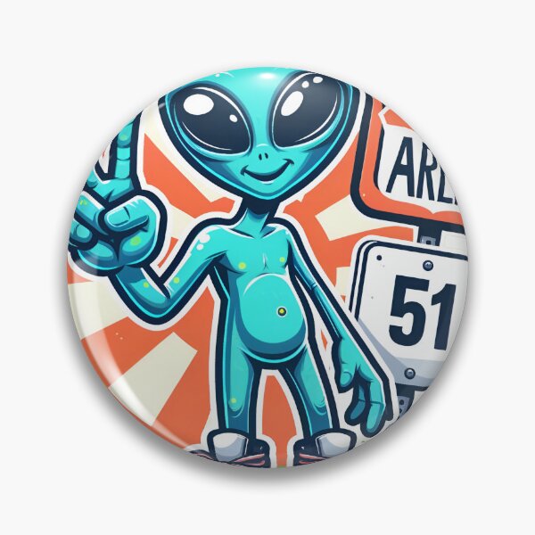 Item preview, Area 51 Peace Alien designed and sold by RobertMartinArt.