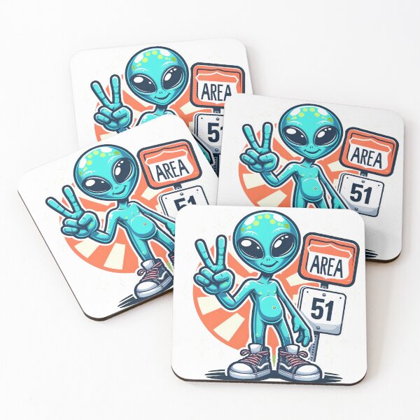 Item preview, Area 51 Peace Alien designed and sold by RobertMartinArt.