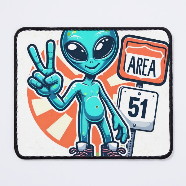 Item preview, Area 51 Peace Alien designed and sold by RobertMartinArt.