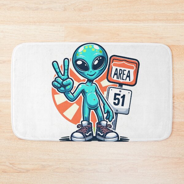 Item preview, Area 51 Peace Alien designed and sold by RobertMartinArt.